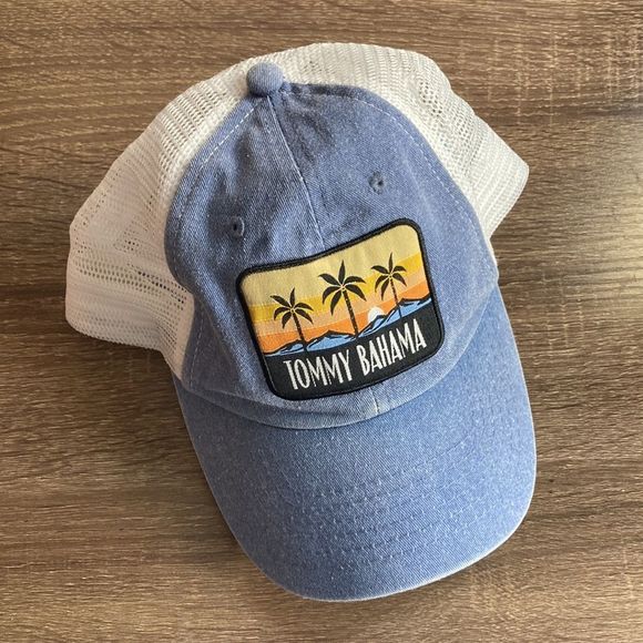 Unisex Tommy Bahama Island Life Cap Strap-Back Mesh-Back Hat - Picture 10 of 10